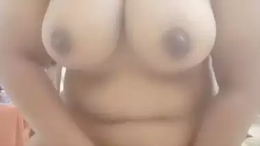 Amazing tits Tamil wife naked dildo masturbation