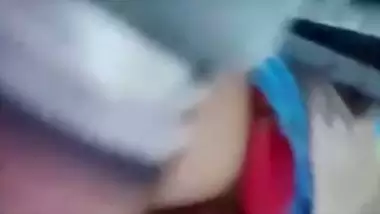 Tattooed Tamil aunty shows big long nipples to lover