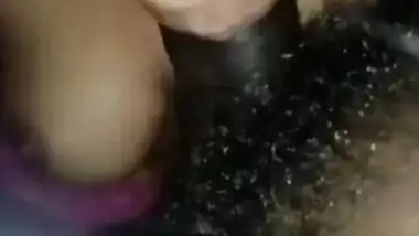 Busty Indian village wife gives a blowjob to her husband MMS