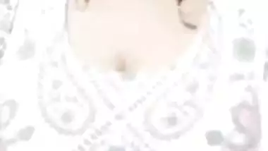 Huge boobs showing gorgeous girl fingering video