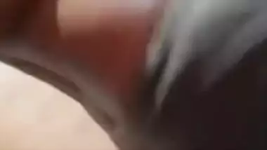 Sexy housewife strips and shakes her big Desi booty for the camera