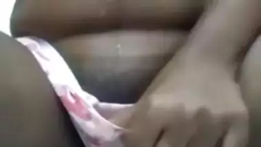Amateur Indian chick masturbates XXX pussy soaping it and rubbing nipples