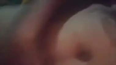 Village girl in bra fingers vaginal hole in standing