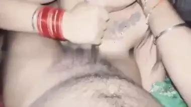 Desi sex video of Rohit fucking his wife and cumming on her