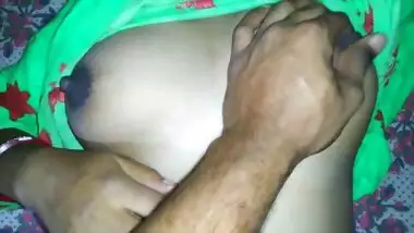 Outdoor shooting back home hard fucking