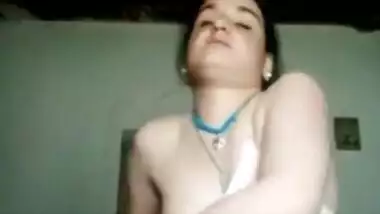 Beautiful village wife showing her cute boobs