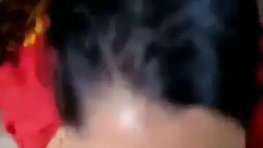 A village lady gives a desi blowjob to her lover